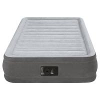 Надувная кровать Intex Comfort-Plush Mid Rise Airbed (Full), 137x191х33см, со встроенным насосом 220V - с67768