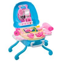 Игровой набор Bondibon парикмахер-визажист в чемоданчике, свет, звук - ВВ3696