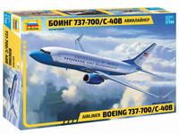 Сборная модель Zvezda *Боинг 737-700* масштаб 1:144 - 7027з