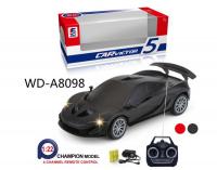 Радиоуправляемая машинка Junfa Toys 1:22, (свет) (оранжевый, черный) - 5A-516