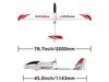 Радиоуправляемый планер Volantex RC Ranger 2000мм PNP - EXA75708P