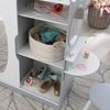 Детский шкаф для одежды KidKraft, серый - 13040_KE