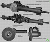 Радиоуправляемый трофи Axial SCX10 II UMG10 4WD KIT масштаб 1:10 - AXI90075