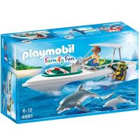 Конструктор Playmobil Круизный Лайнер: Дайвинг с катером - 6981pm