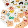 Настольная игра лото Bondibon *Вижу, слышу, чувствую!* 3в1 из серии Играй Думай Учись - ВВ4878