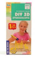 3D ручка LeiMengToys Stereoscopic желтая - LM333-3B