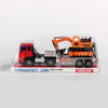 Игровой набор Shenzhen Toys Инерционный трейлер со строительной техникой - В51136