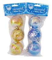Набор елочных шаров Shenzhen Toys (6 см, 3 штуки) - Е93094