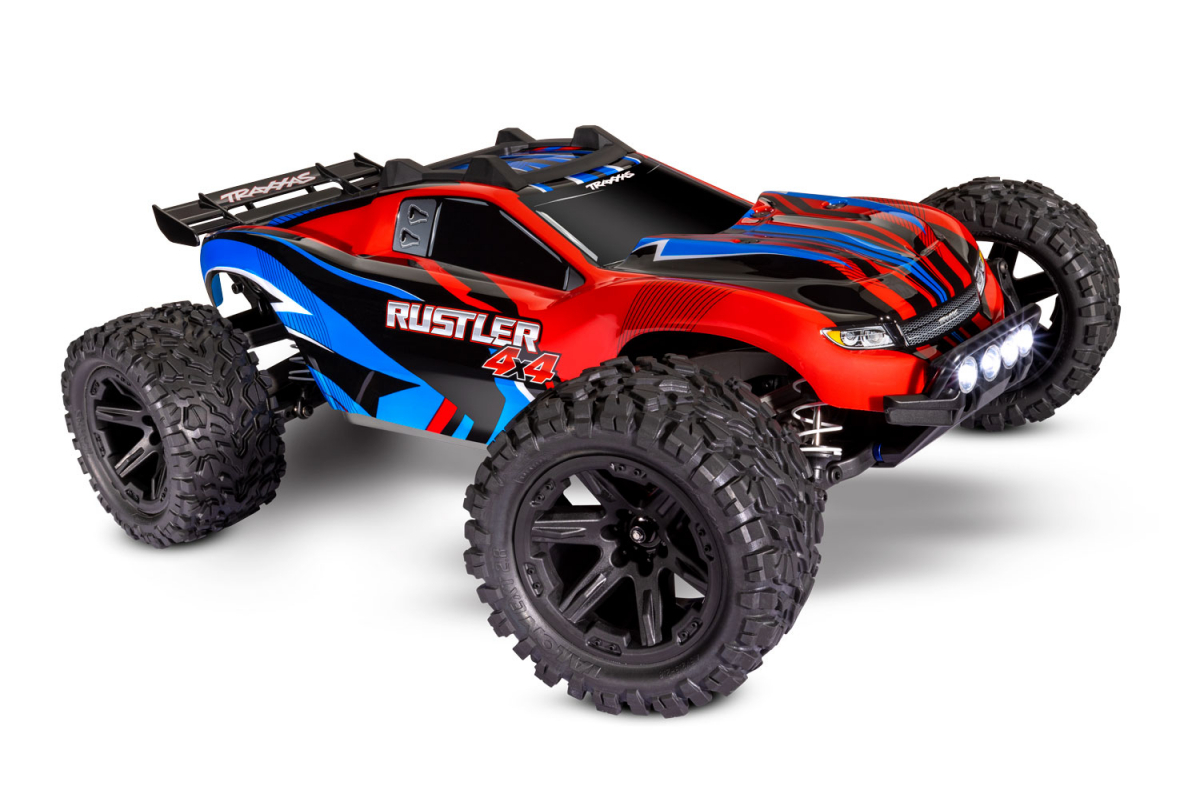 Радиоуправляемый шорт-корс TRAXXAS Rustler 4WD RTR масштаб 1:10 2.4G - TRA67064-61-R
