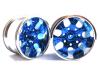 Blue Chrome Rim & Tire Complete (08044PB+08009N) 2P
