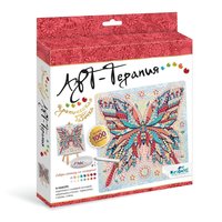 Набор для творчества Алмазные узоры Арт-терапия Тропическая бабочка - 06420