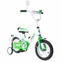 Велосипед 2-х колесный ALUMINIUM BA Ecobike 12*, 1s, KG1221 (зеленый) - 5411
