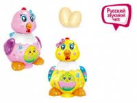 Заводная игрушка *Веселая курочка*(свет,звук) - 1125139-PJ75