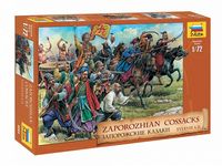 Сборные солдатики Zvezda Запорожские казаки, масштаб 1:72 - ZV-8064