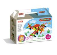 Конструктор Техно (120 деталей, Самолет) - 02028пц