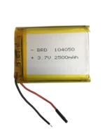 Аккумулятор Li-Po 3.7v 2500mah модель 104050 - lipo-37-2500-104050