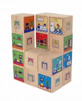 Кубики КРАСНОКАМСКАЯ ИГРУШКА КУБ-10 Квартиры - КУБ-10