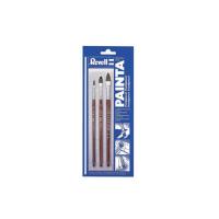Набор плоских кисточек 3 шт, Revell - 29610