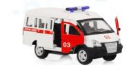 Металлическая машинка Play Smart Скорая помощь - Р41121