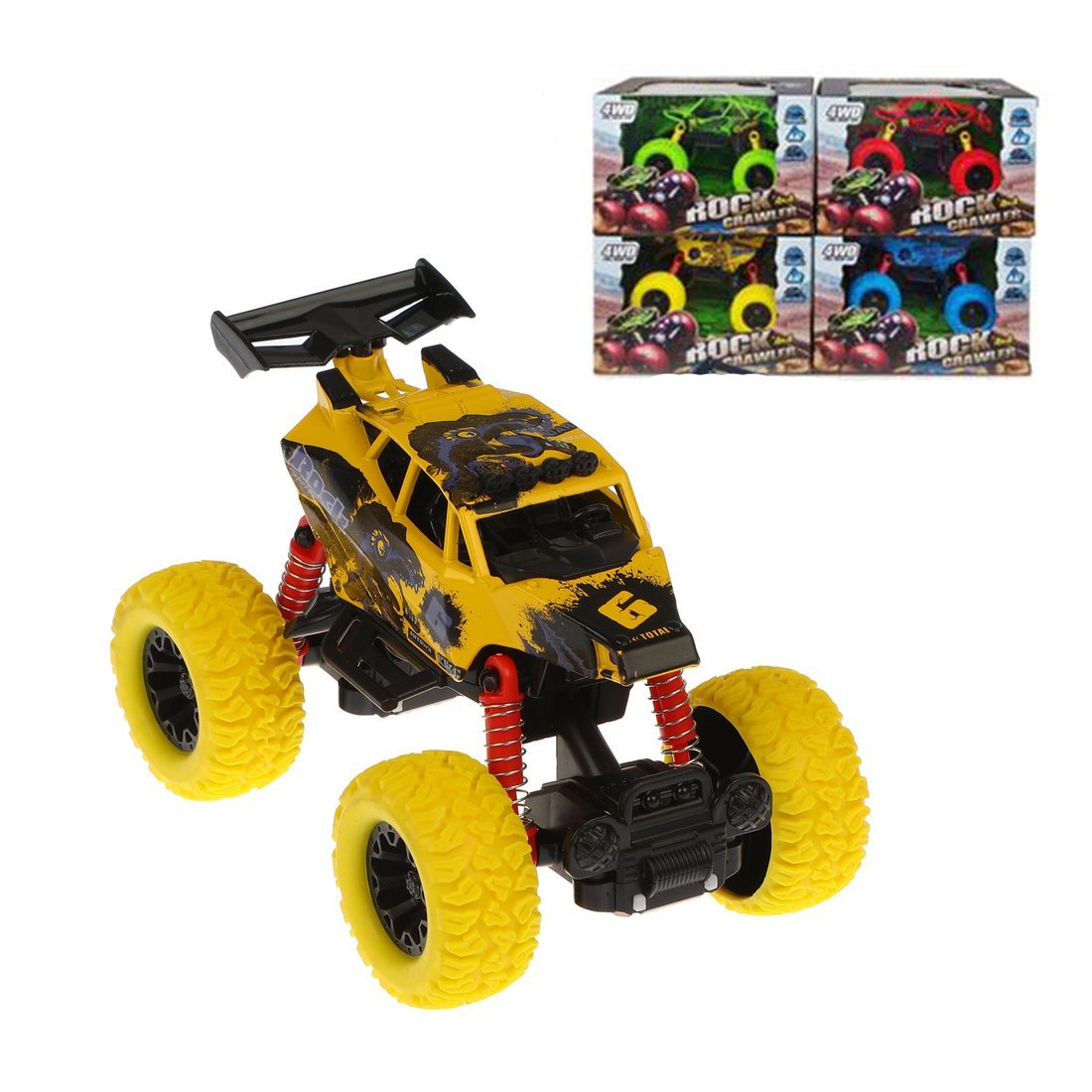 Инерционный внедорожник Наша Игрушка 4WD, свет, звук - HY62-8