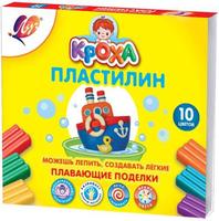Пластилин ЛУЧ плавающий 10 цветов - 29С1768-08