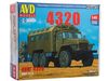 Сборная модель AVD Автомобиль 4320 кунг, масштаб 1:43 - 1395AVD