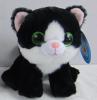 Мягкая игрушка ABtoys Кот чёрный, 15 см - M0074