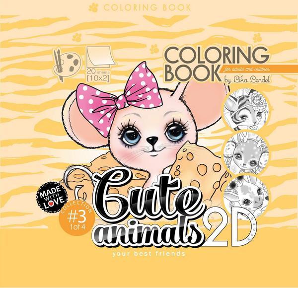 Раскраска Art Studio of Happiness Animals 20 л - 0513(20414)