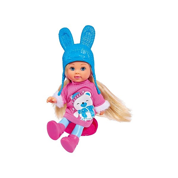 Игровой набор Кукла *Еви в зимнем платье с аксессуарами*, 12см - 5733362