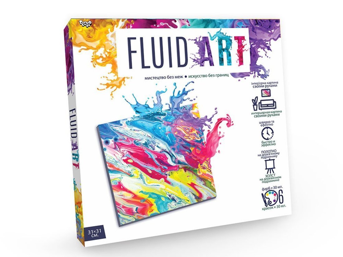 Набор креативного творчества Fluid Art, набор №5 - FA-01-04
