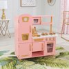 Кухня игровая Винтаж, цвет: розовый с золотом - 53443_KE