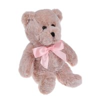 Мягкая игрушка Fluffy Family Мишка Зефирка розовый 19 см - 681865