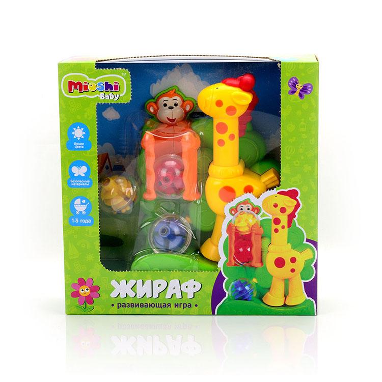 Развивающая игра с шариками Mioshi Baby *Жираф* - MBA0302-007