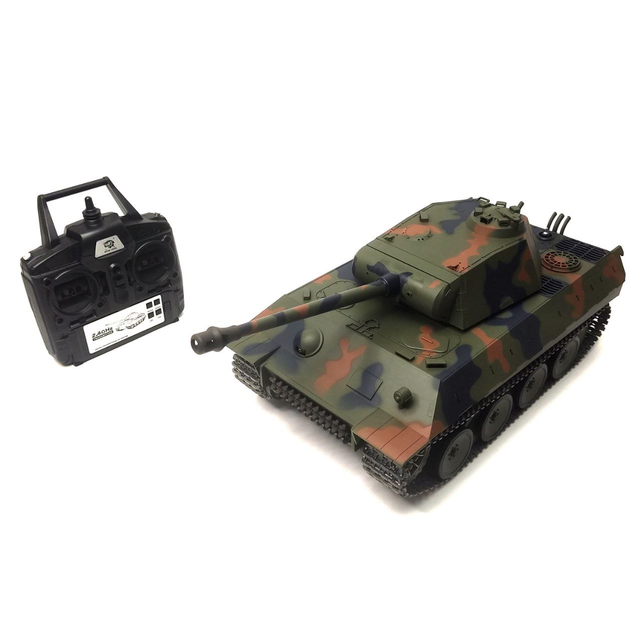 Радиоуправляемый танк Heng Long Panther UpgradeA V7.0 RTR масштаб 1:16 2.4G - 3819-1UpgA V7.0