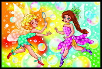 Мозаика из пайеток *Красивые феи* - М-8649