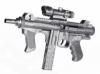 Игровой механический пистолет с фонарем и лазером - ES605-1238B
