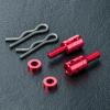 Клипсы M3X8 Alum. post (red) (2) - MST-210482R