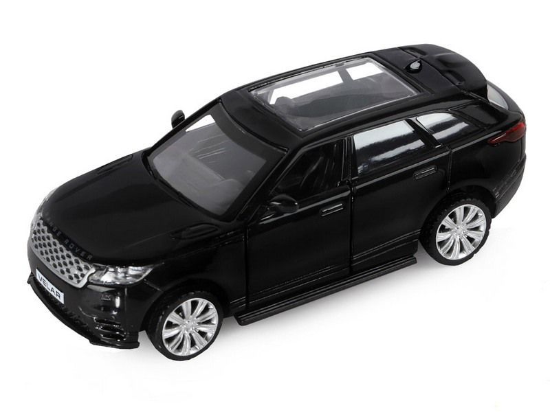 Машина Автопанорама Land Rover Range Rover Velar, черный, масштаб 1:42, инерция - JB1200177