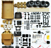 Конструктор грузовик WPL Army Truck масштаб 1:16 KIT - WPLB-16K-Yellow