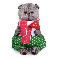 Мягкая игрушка Budi Basa Кот Басик с мухомором, 22 см - Ks22-122