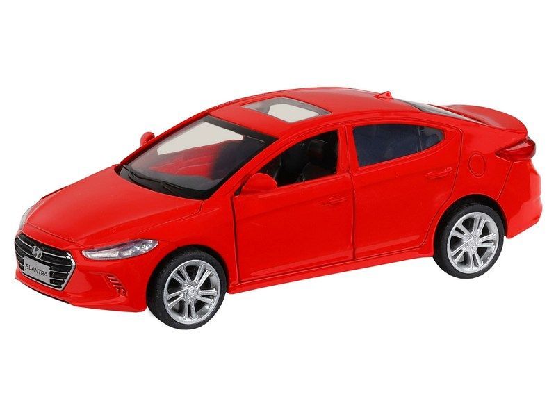 Машина Автопанорама HYUNDAI ELANTRA, красный, масштаб 1:40, инерция - JB1251440