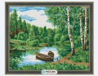 Картина по номерам Тихая заводь 40*50 - 7C-0157