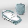 Складная кроватка Baby Delight ХL серо-зеленый с кружками - BD3001
