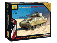 Сборная модель Zvezda Американская БМП Бредли, масштаб 1:100 - ZV-7406