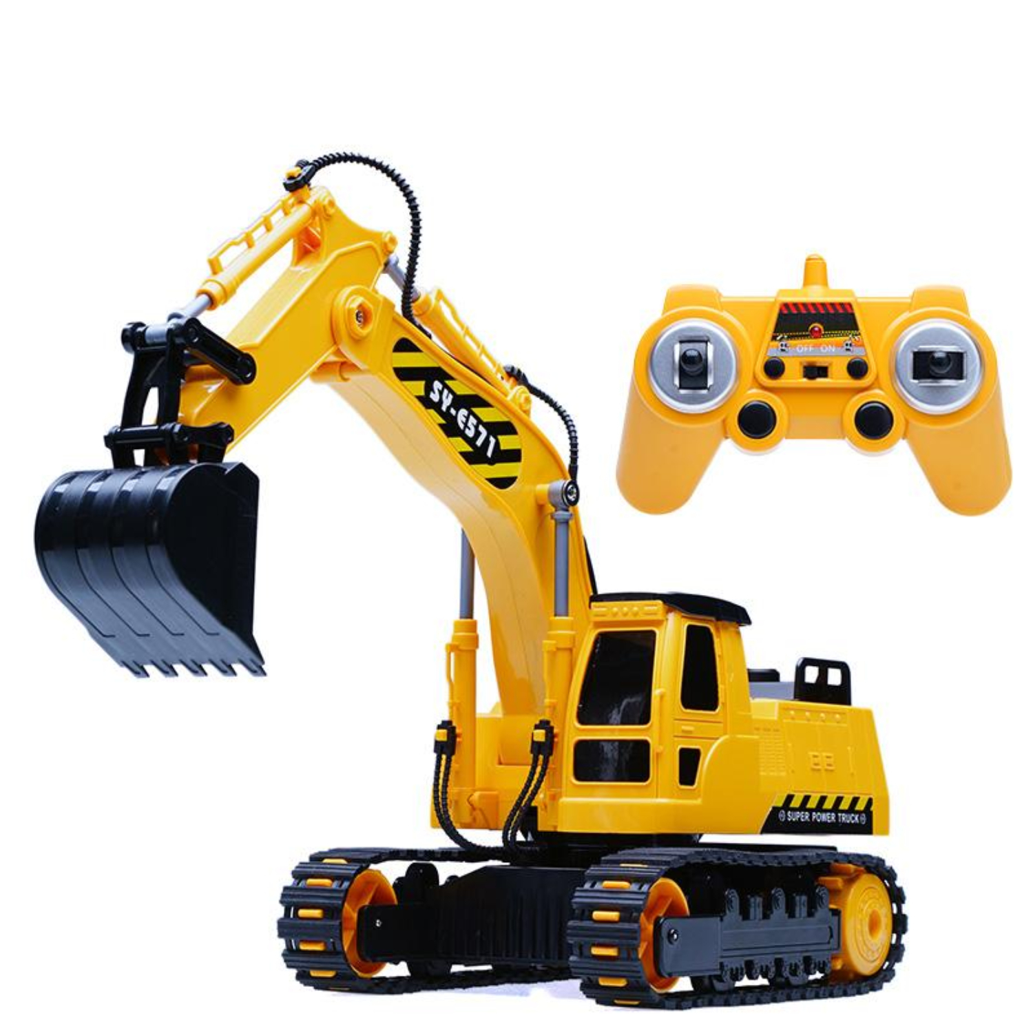Радиоуправляемый экскаватор Double Eagle 2WD масштаб 1:26 2.4G - E571-003