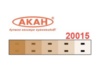 Краска АКАН акрилатлатексная Охра жёлтая матовая, 10 мл - AKAH20015