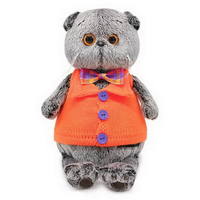 Мягкая игрушка Budi Basa Басик в вязаном жилете, 19 см - Ks19-103