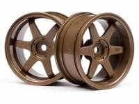 Диски 1|10 - TE37 Wheel 26mm Bronze (6mm Offset) - HPI-3848