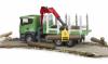 Лесовоз Bruder Scania с портативным краном и брёвнами - 03-524