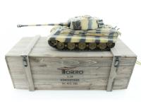 Радиоуправляемый танк Torro King Tiger (башня Henschel) ИК-пушка, деревянная коробка RTR масштаб 1:16 2.4G - TR1112200700